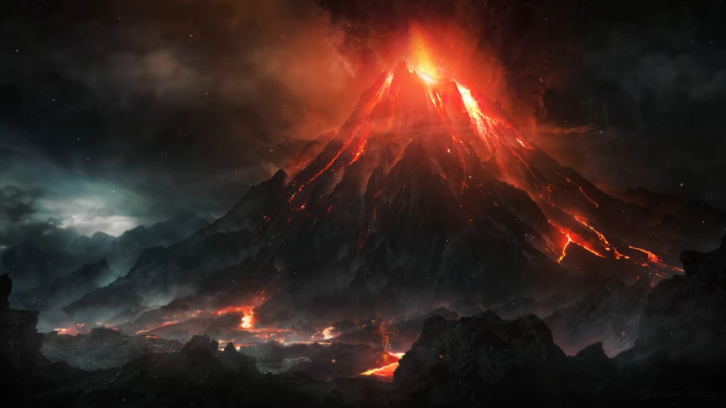 Le Mordor. // Source : Capture YouTube Ambient Worlds