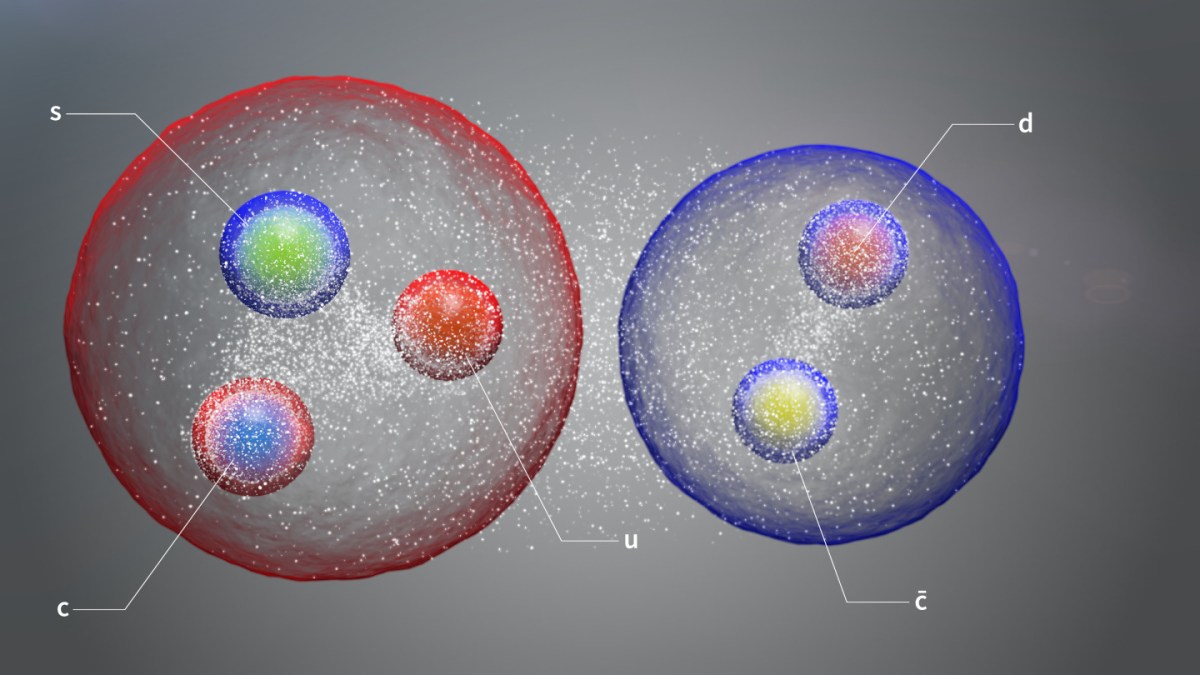 Particule pentaquark // Source : CERN