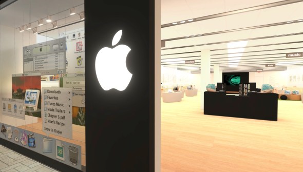 L'Apple Store de Tysons Corner à son ouverture. // Source : Capture Numerama