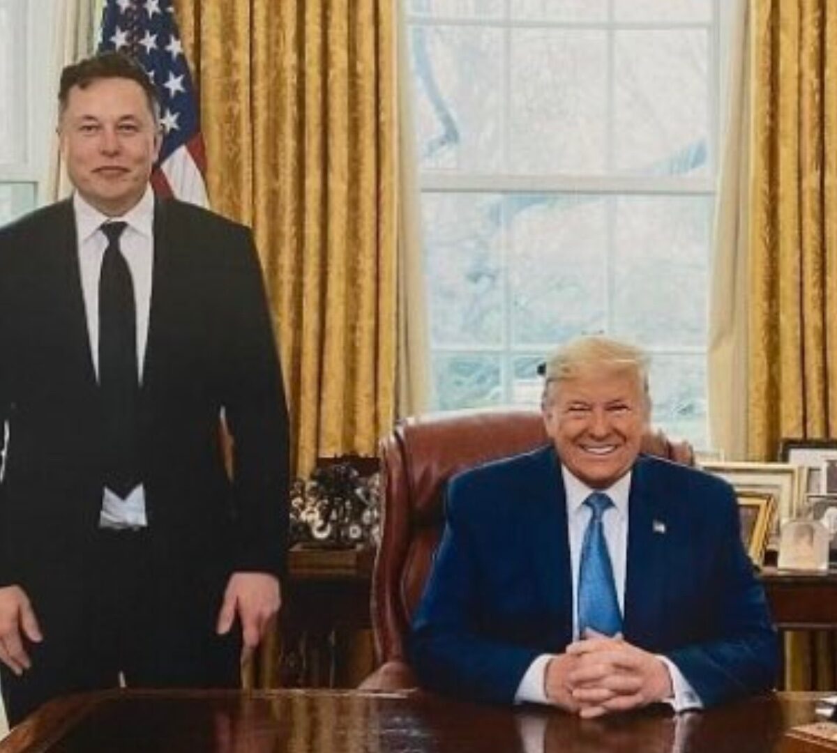 Elon Musk à la Maison-Blanche avec Donald Trump. // Source : Donald Trump / Truth