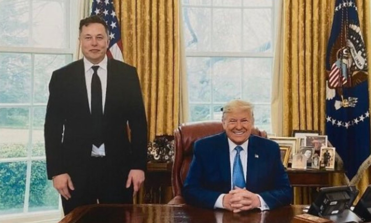 Elon Musk à la Maison-Blanche avec Donald Trump. // Source : Donald Trump / Truth