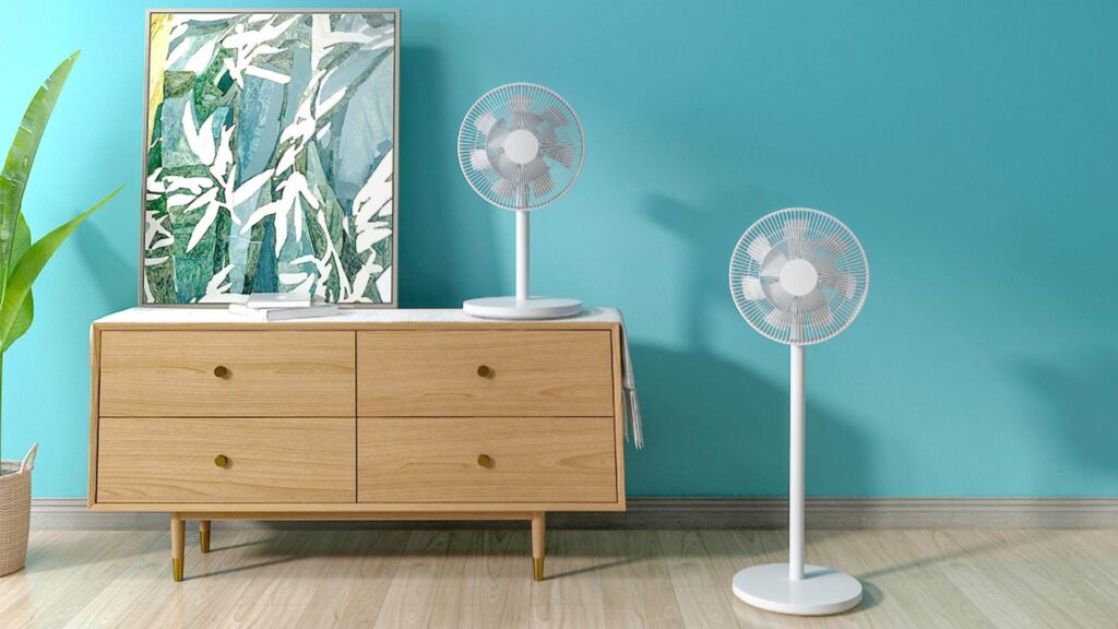 Le Xiaomi Mi Smart Standing Fan 2. // Source : Xiaomi