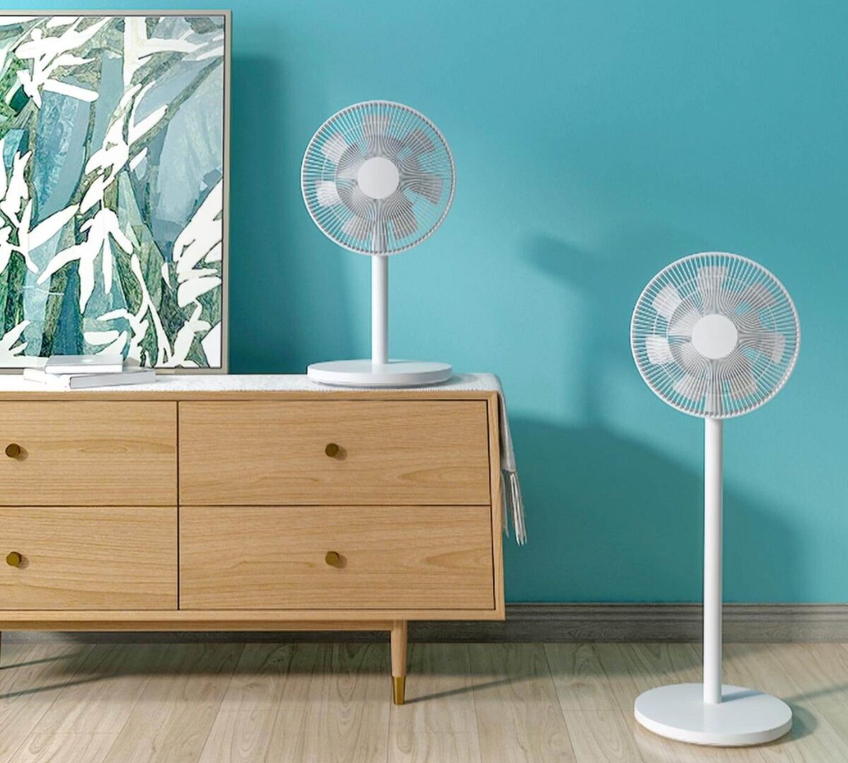 Le Xiaomi Mi Smart Standing Fan 2. // Source : Xiaomi