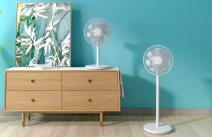 Le Xiaomi Mi Smart Standing Fan 2. // Source : Xiaomi