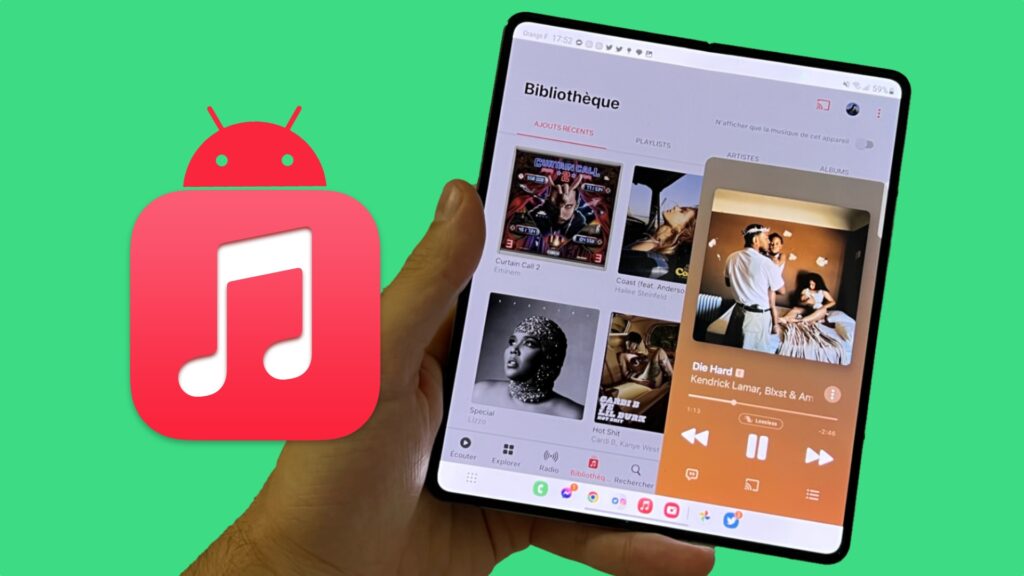 Apple Music Android // Source : Numerama