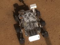 Curiosity sur Mars, vue d'artiste. // Source : Capture d'écran YouTube Nasa JPL
