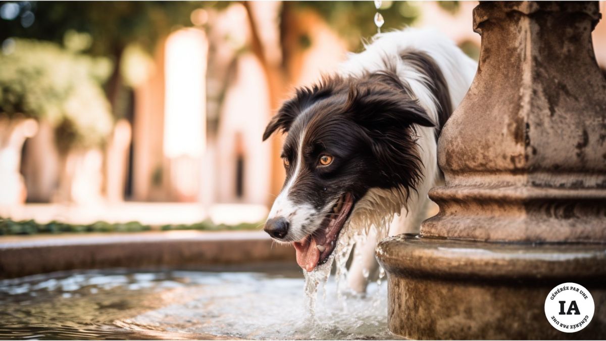 Un chien généré par une IA // Source : Numerama avec Midjourney