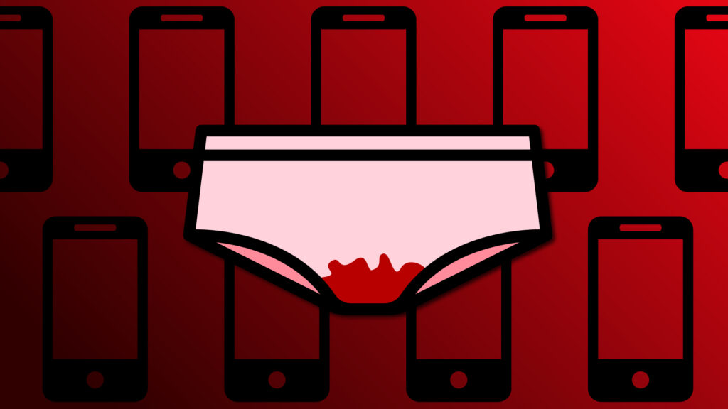 Are period tracking apps so safe?  // Source: Nino Barbey for Numerama