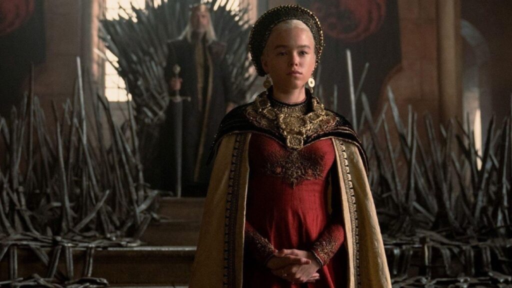 Rhaenerys Targaryen, fille de Viserys, héritière du trône. // Source : HBO