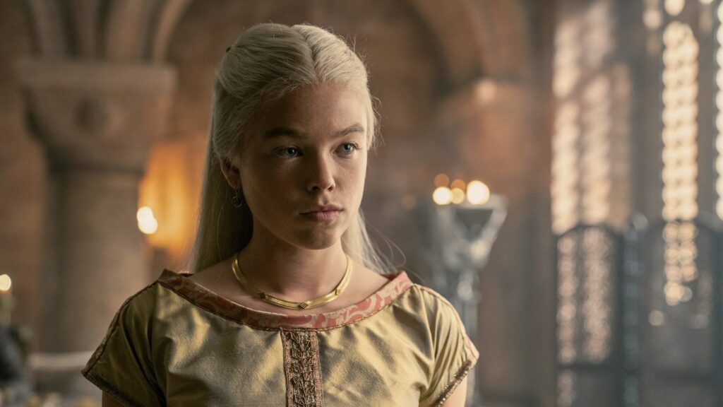 Rhaenyra Targaryen, fille de Viserys, héritière du trône. // Source : HBO