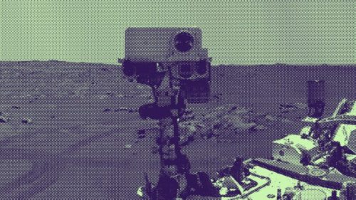 Selfie de Perseverance sur Mars. // Source : NASA/JPL-Caltech/MSSS (photo recadrée et modifiée)
