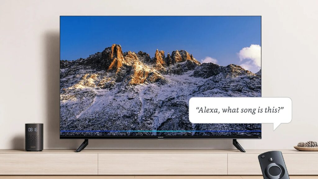 LE XIAOMI TV F2 55 et Alexa // Source : xiaomi