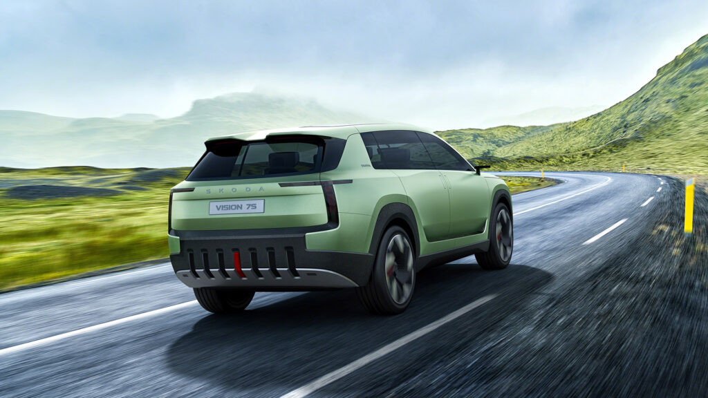 Skoda concept Vision 7S // Source : Skoda