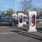 Kia en recharge au superchargeur // Source : Raphaelle Baut pour Numerama