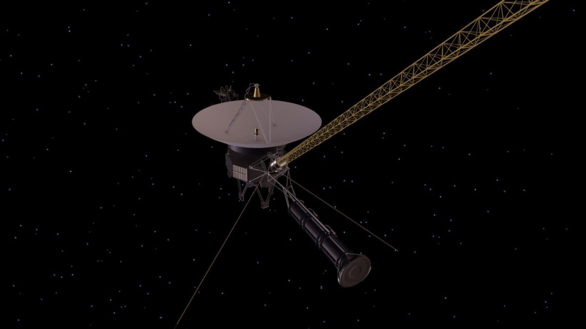 Sonde Voyager, extrait d'une animation interactive. // Source : Capture d'écran JPL