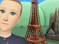 Le fameux selfie virtuel de Zuck devant la Tour Eiffel. // Source : Mark Zuckerberg