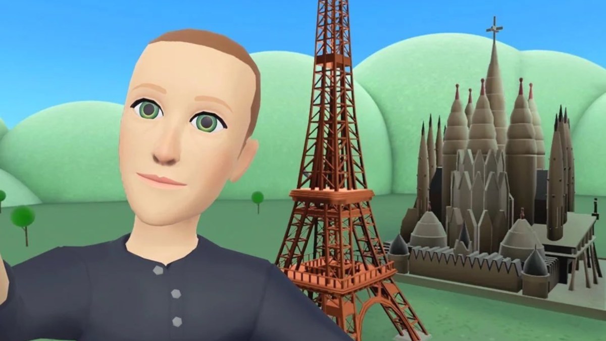 Le fameux selfie virtuel de Zuck devant la Tour Eiffel. // Source : Mark Zuckerberg