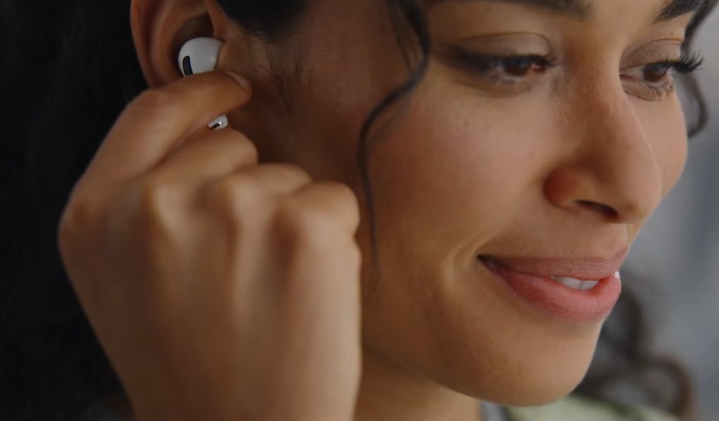 Les nouveaux AirPods Pro d'Apple // Source : Capture d'écran Numerama Les nouveaux AirPods Pro d'Apple // Source : Capture d'écran Numerama