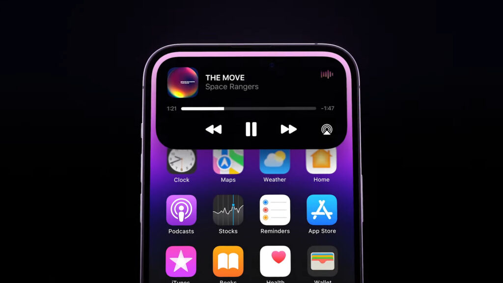 L'iPhone 14 Pro d'Apple // Source : Capture d'écran Numerama L'iPhone 14 Pro d'Apple // Source : Capture d'écran Numerama
