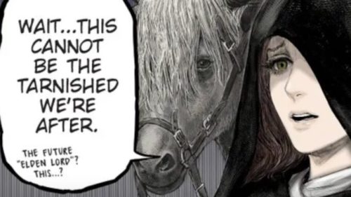 Elden Ring, en manga comique // Source : Capture d'écran