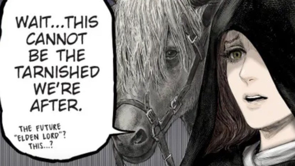 Elden Ring, en manga comique // Source : Capture d'écran