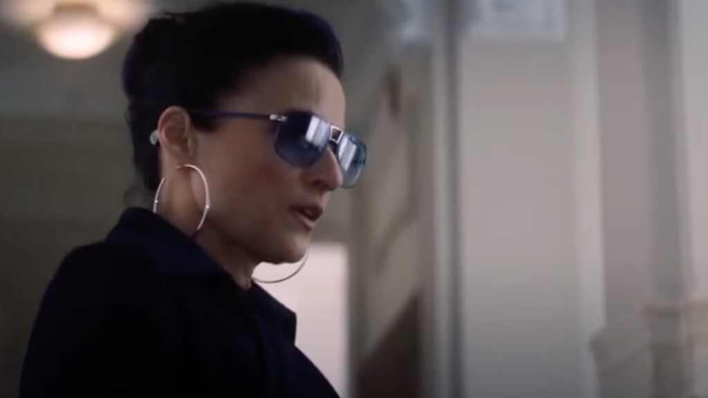 Valentina Allegra de Fontaine dans Falcon et le Soldat de l'Hiver // Source : Capture YouTube Valentina Allegra de Fontaine dans Falcon et le Soldat de l'Hiver // Source : Capture YouTube