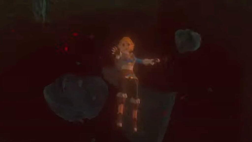 La disparition de Zelda dans The Legend of Zelda: Tears of the Kingdom ? // Source : Capture d'écran
