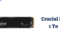 Le SSD Crucial P3 // Source : Numerama