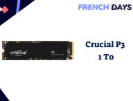 Le SSD Crucial P3 // Source : Numerama