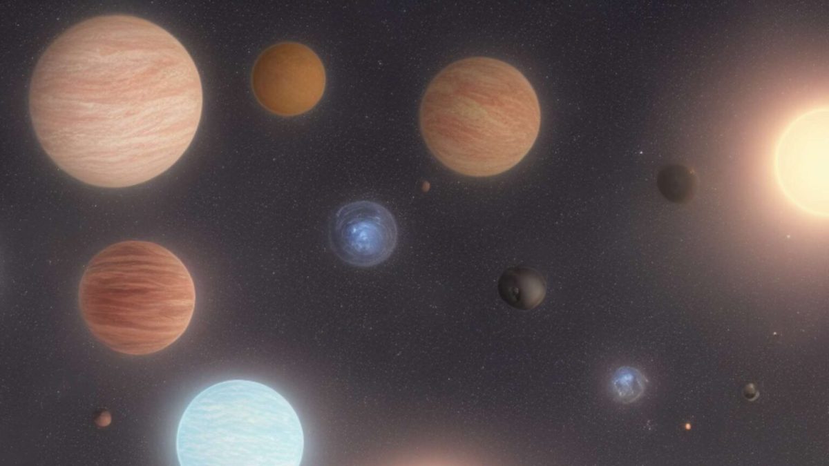 Des exoplanètes. // Source : Numerama par Dream Studio Lite