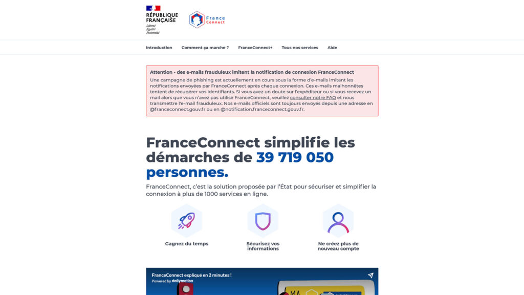 FranceConnect phishing
