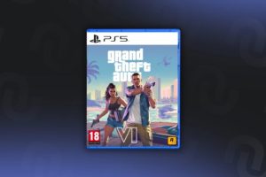 Visuel non officiel de la jaquette de GTA 6 sur PS5 // Source : Montage Numerama