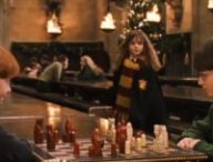 Jeu d'échecs dans Harry Potter. // Source : Capture d'écran YouTube Potterveille