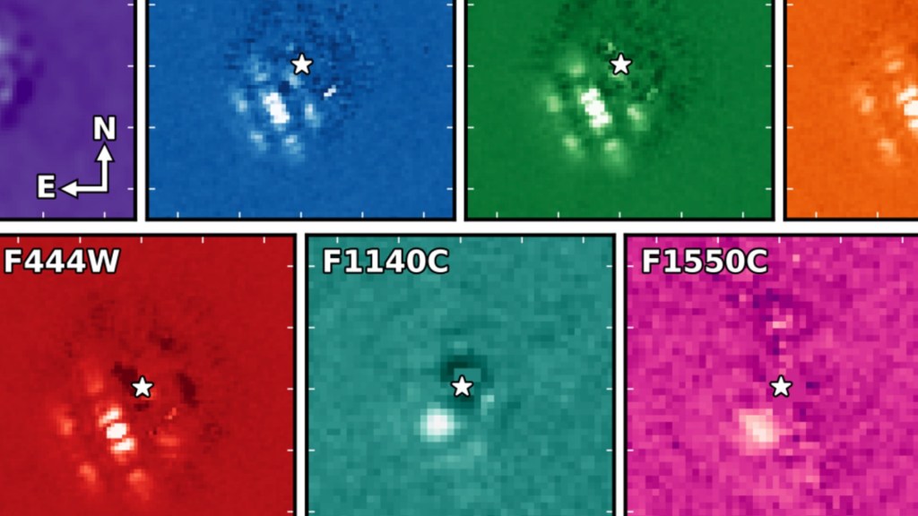 Exoplanète Hip 65426b // Source : Image du James Webb