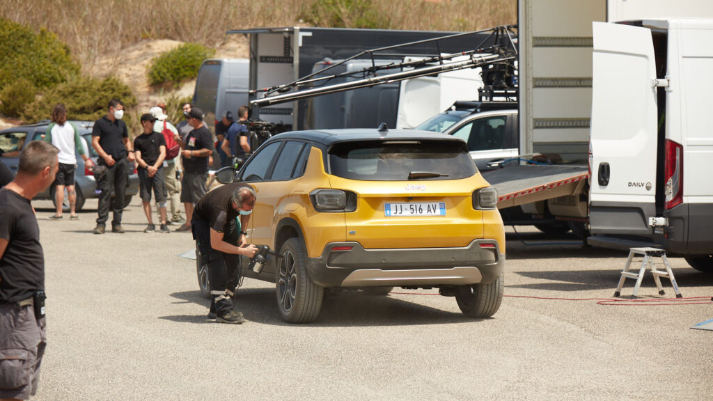 Fuite sur la Jeep Avenger en tournage // Source : Jeep