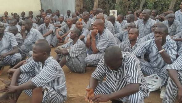 Prisonniers au Kenya // Source : Citizen Digital / Youtube