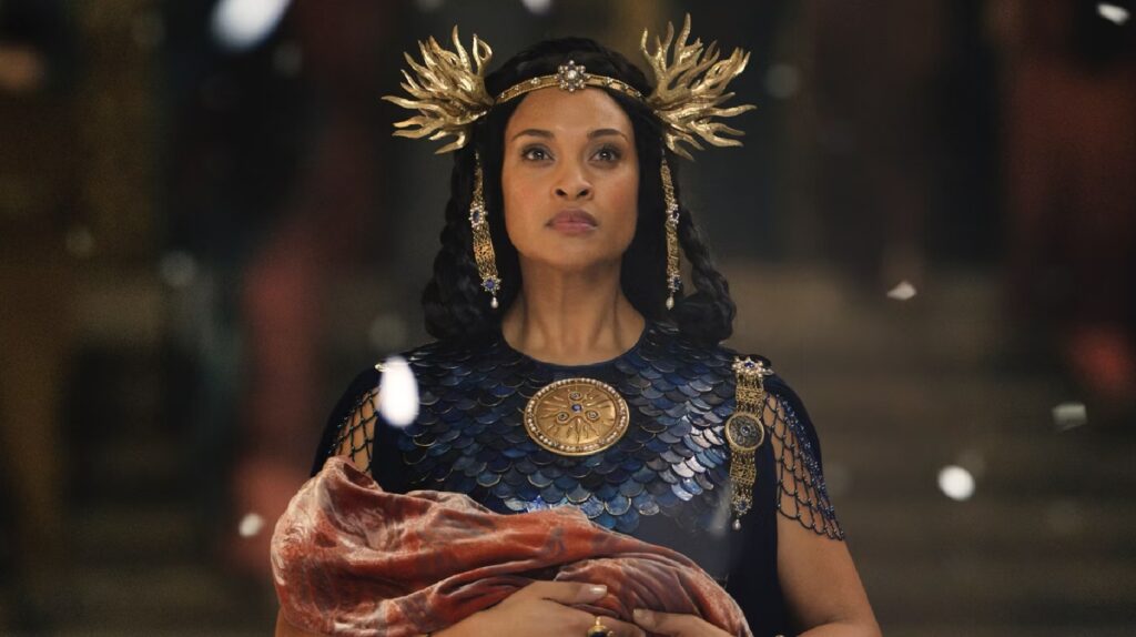 Cynthia Addai-Robinson est Miriel. // Source : Prime Video