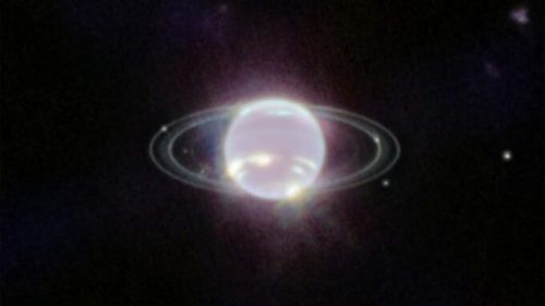 Neptune. // Source : NASA, ESA, CSA, STScI (photo recadrée)