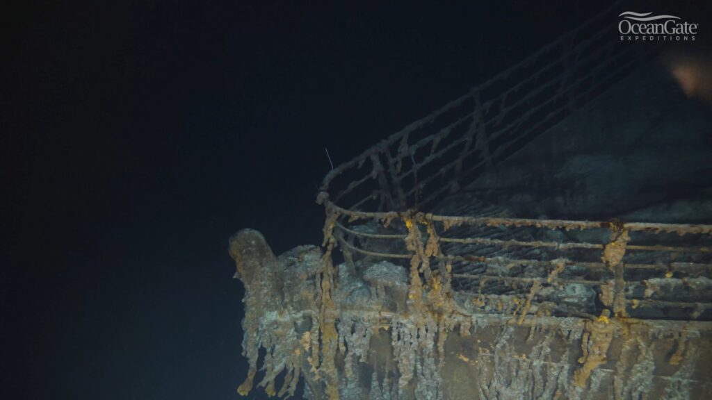 Image en 8K du Titanic // Source : OceanGate