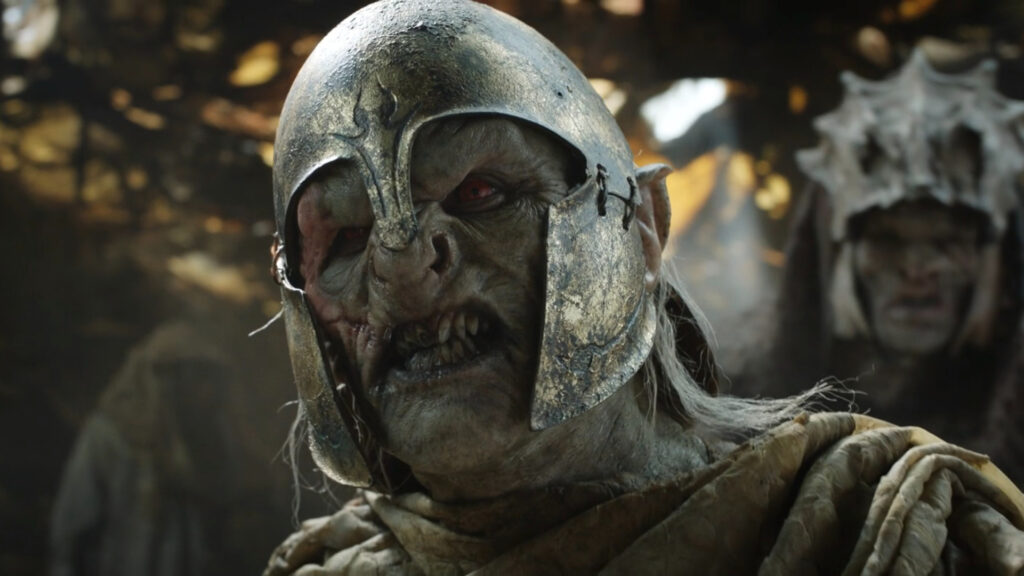 Un orc dans les Anneaux de pouvoir // Source : Capture Amazon Prime Video