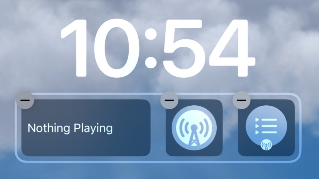 Overcast propose trois widgets. // Source : Numerama