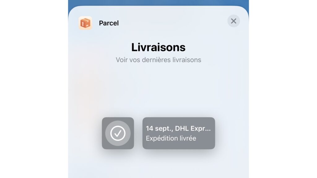 Parcel iOS 16