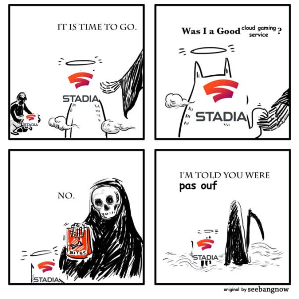 RIP Stadia // Source : Nino Barbey pour Numerama