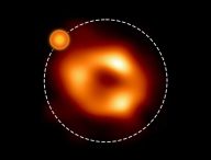 La bulle tournant autour de Sagittarius A*. // Source : Capture d'écran YouTube ESO