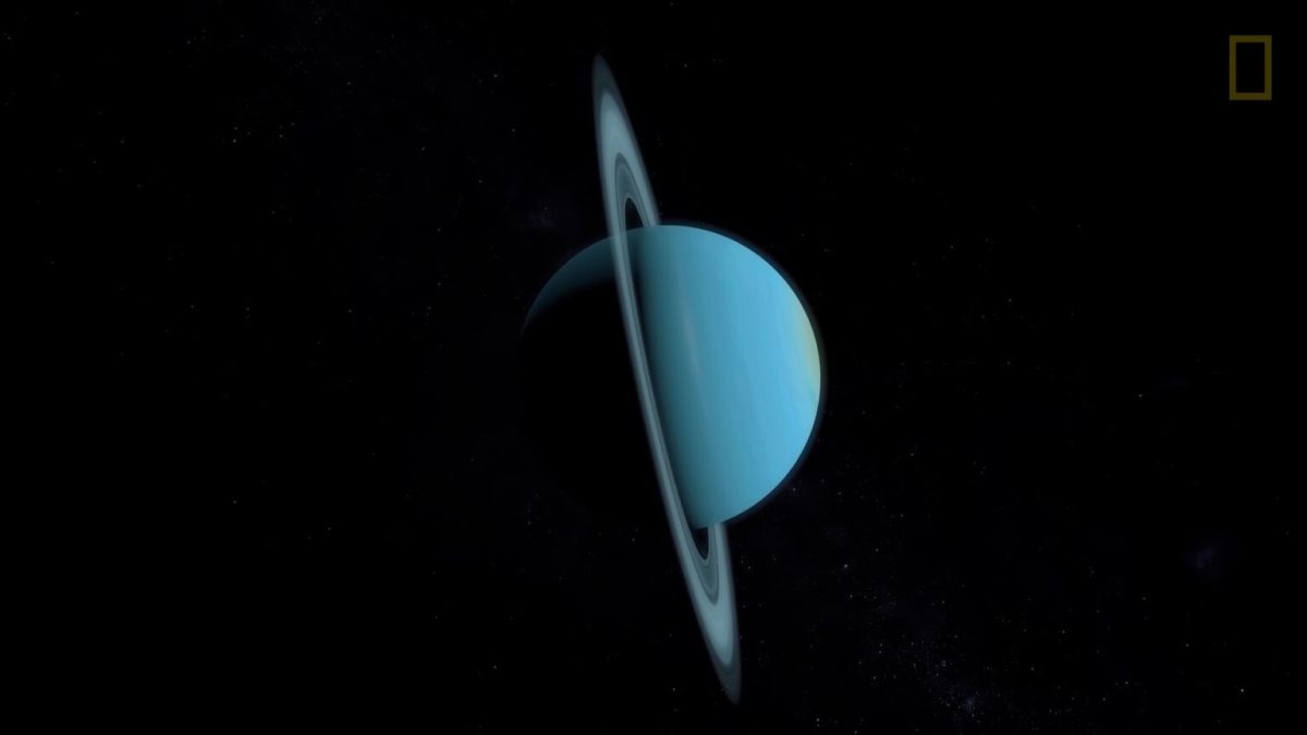 La planète Uranus. // Source : Capture d'écran National Geographic