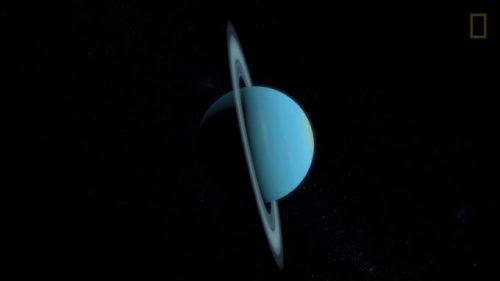 La planète Uranus. // Source : Capture d'écran National Geographic