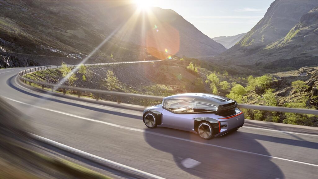 Volkswagen Gen.Travel concept sur la route // Source : Volkswagen