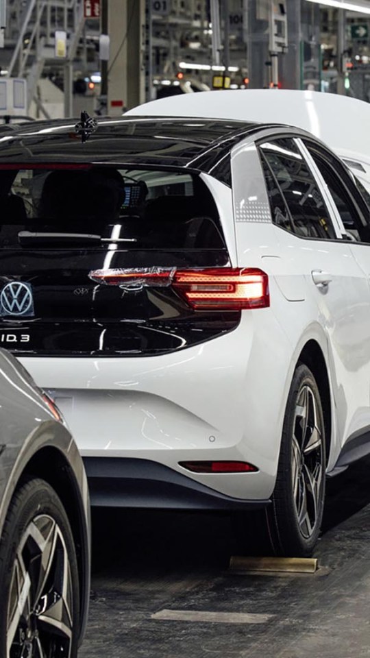 Production Volkswagen ID // Source : Volkswagen