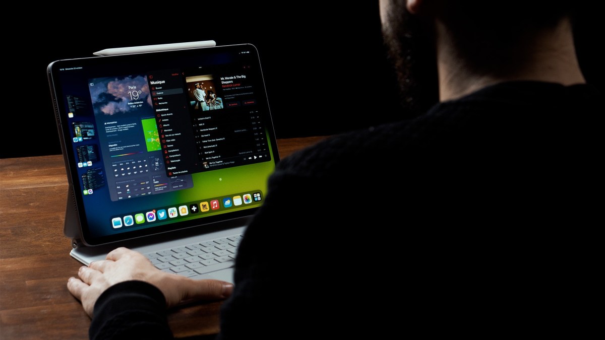 Stage Manager dans iPadOS 16. // Source : Thomas Ancelle / Numerama