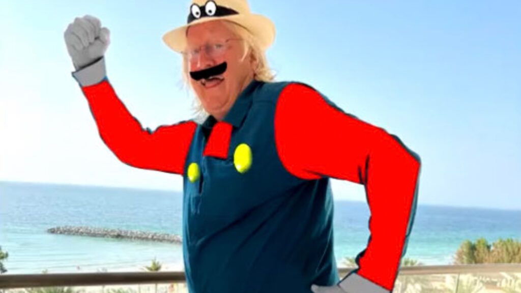 Charles Martinet, la voix de Mario // Source : Twitter Charles Martinet